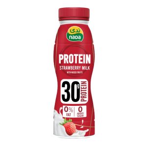 Protein Strawberry Milk with Mixed Fruits