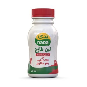 لبن طازج قليل الدسم