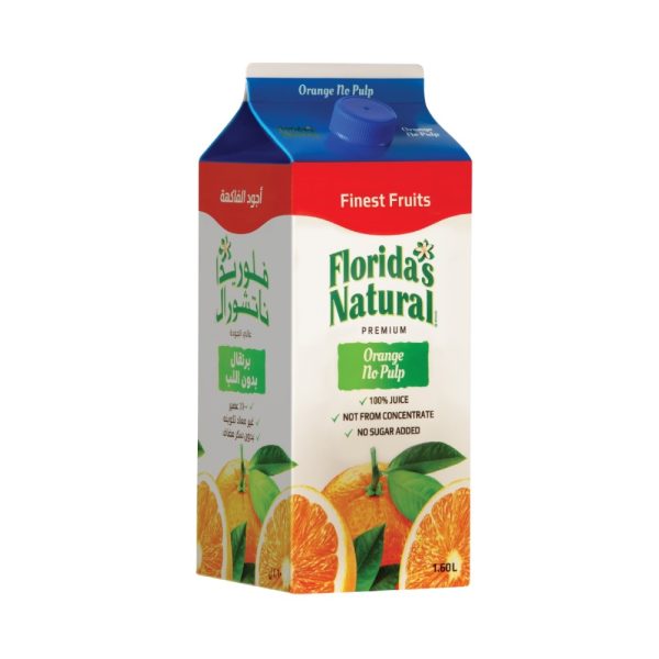 premium orange no pulp juice