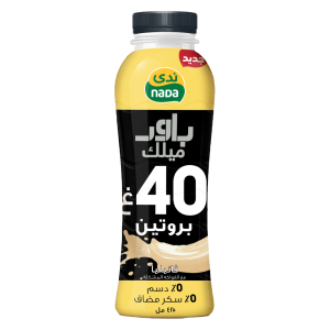 باور ميلك الفانيلا مع الفواكه المشكلة